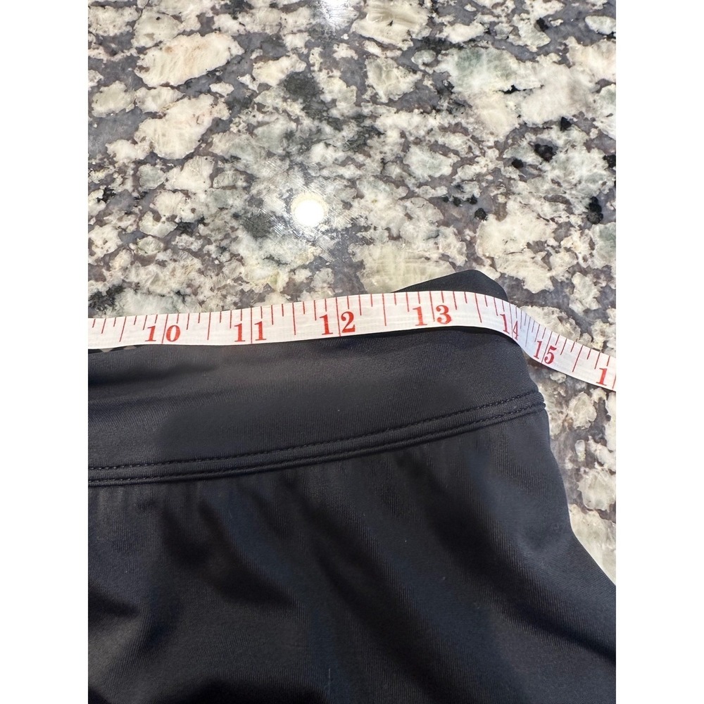 Nike Womens Black Athletic Swim Tennis Yoga Size  8 Medium Built-in Liner - Picture 6 of 7